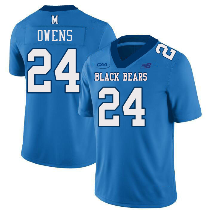Maine Black Bears #24 Montell Owens College Football Jerseys,Uniforms-Light Blue